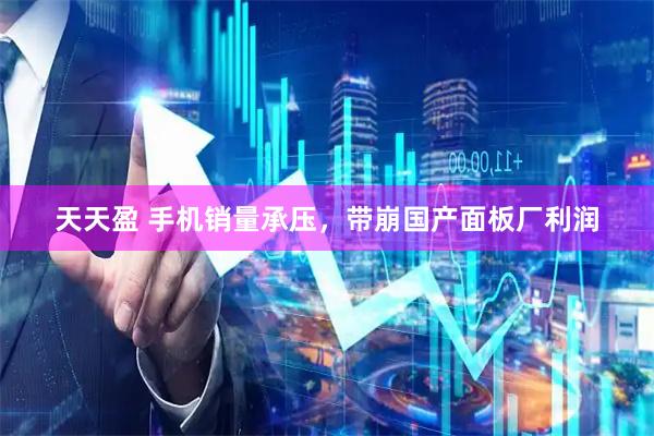 天天盈 手机销量承压，带崩国产面板厂利润